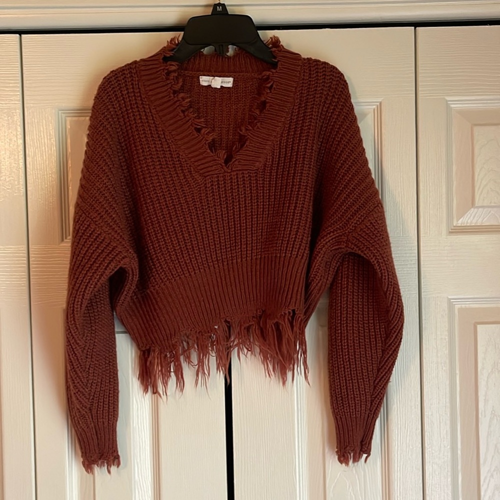 Cropped sweater